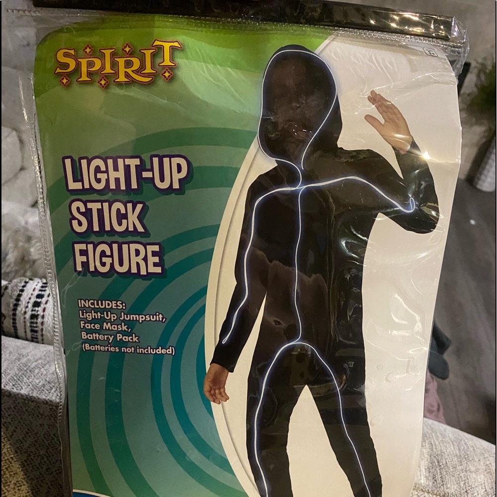 Halloween costume Light up stick figure